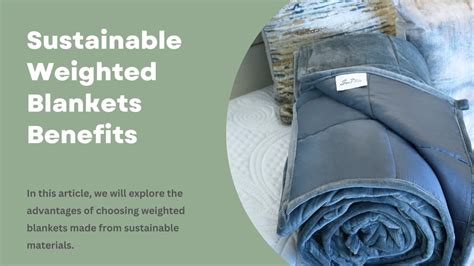 sustainable weighted blanket